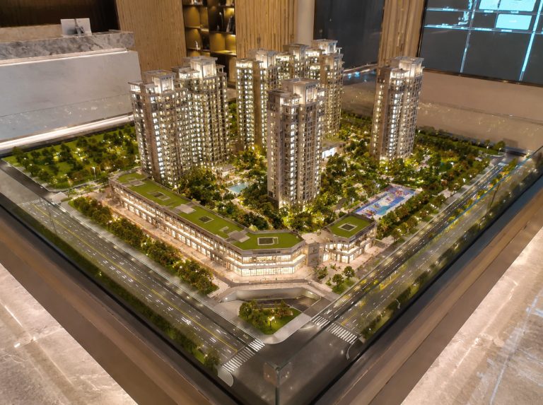 渭滨区地产楼盘建筑沙盘模型